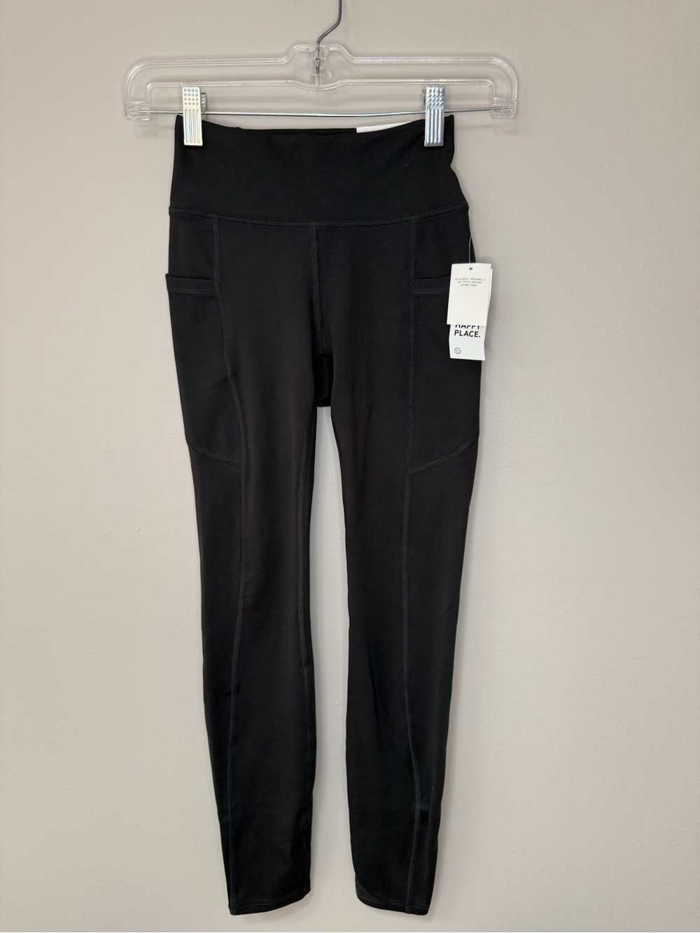 Gilly Hicks (Hollister) Women’s Black High-Rise Straight Leggings with Pockets